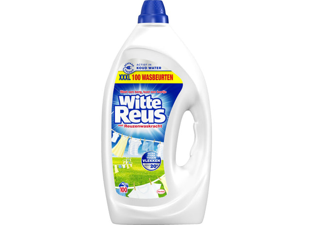 Witte Reus Wasmiddel vloeibaar gel wit