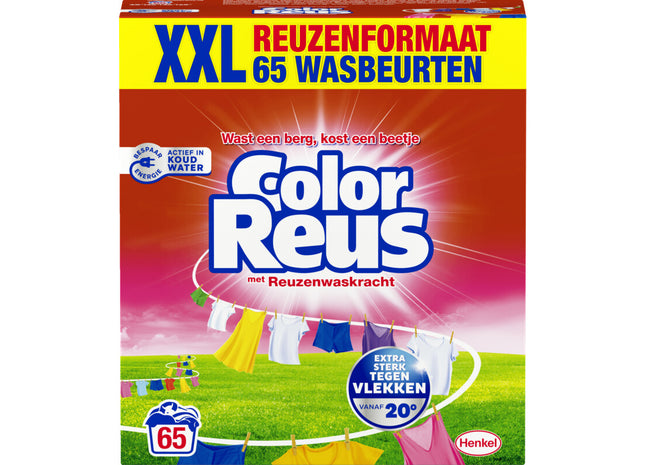 Color Reus Waspoeder wasmiddel kleur