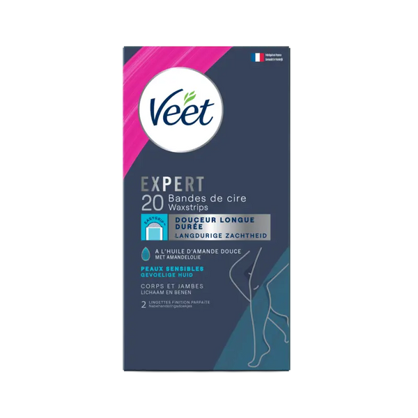 Veet Expert waxstrips benen sens