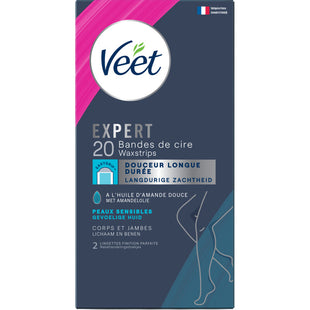 Veet Expert waxstrips benen sens