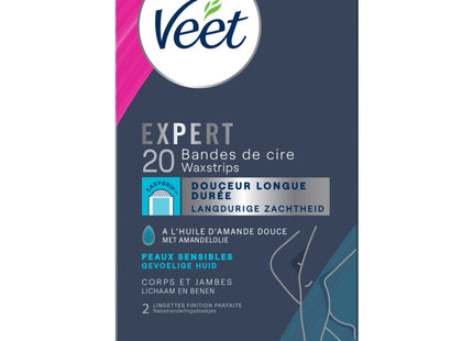 Veet Expert waxstrips benen sens