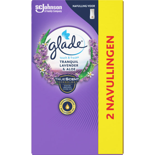 Glade Touch & fresh lavender 2 refills