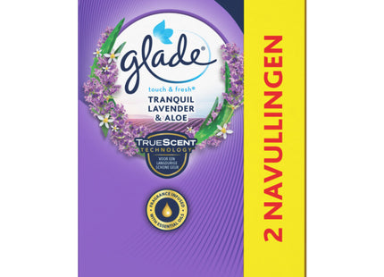 Glade Touch & fresh lavender 2 navullingen