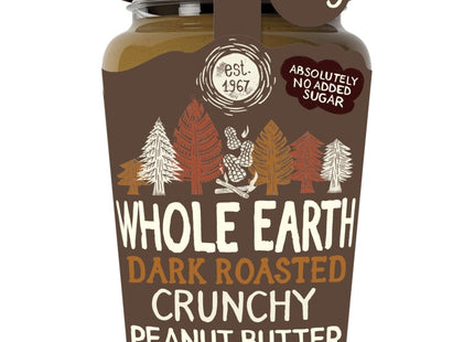 Whole earth Dark roasted crunchy peanut butter