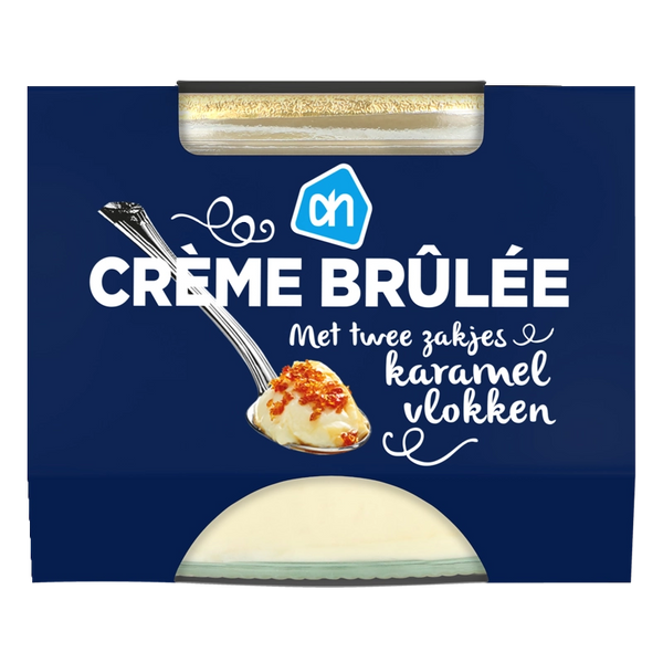 Excellent Crème brulée met karamel vlokken