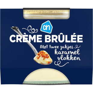 Crème Brulée mit Karamellflocken