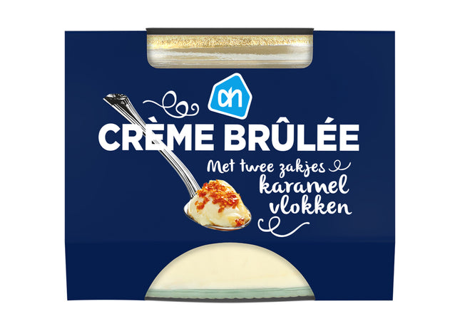 Excellent Crème brulée met karamel vlokken