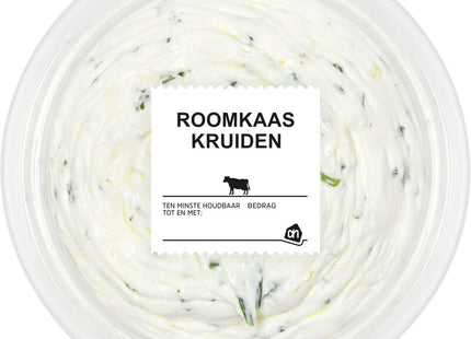 Verse roomkaas met kruiden