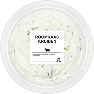 Verse roomkaas met kruiden