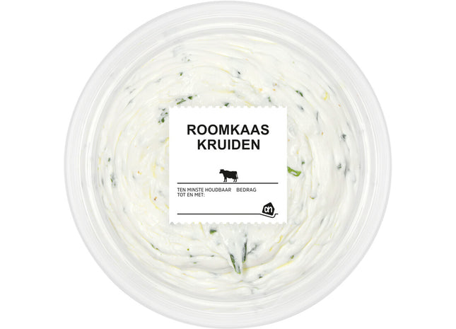 Verse roomkaas met kruiden