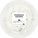 Fresh cream cheese with herbs