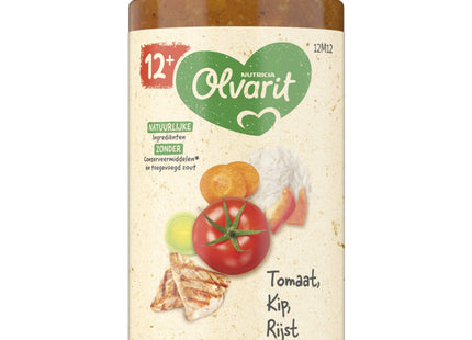 Olvarit Tomaat kip rijst 12m+  Dutchshopper