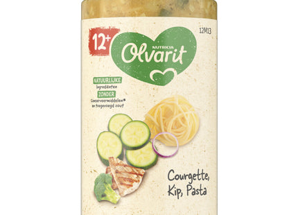 Olvarit 12+ months zucchini chicken pasta