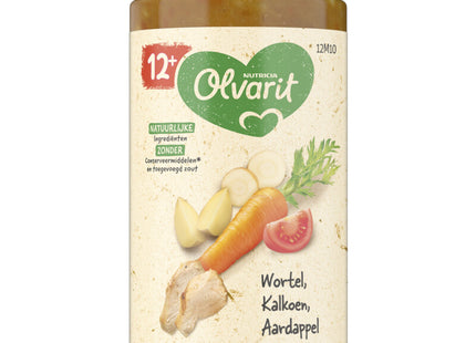 Olvarit 12+ months carrot turkey potato