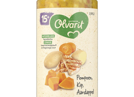 Olvarit 15+ months pumpkin chicken potato