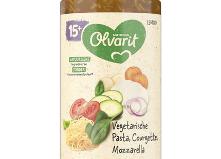 Olvarit Pasta courgette mozzarella 15m+