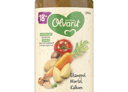 Olvarit Stamppot wortel kalkoen 18m+  Dutchshopper