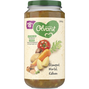 Olvarit Stamppot wortel kalkoen 18m+  Dutchshopper