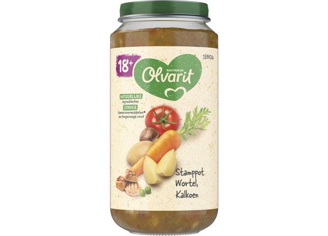 Olvarit Stamppot wortel kalkoen 18m+  Dutchshopper