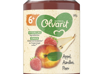 Olvarit 6+ months apple strawberry pear