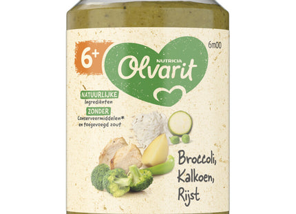 Olvarit Broccoli kalkoen rijst 6m+