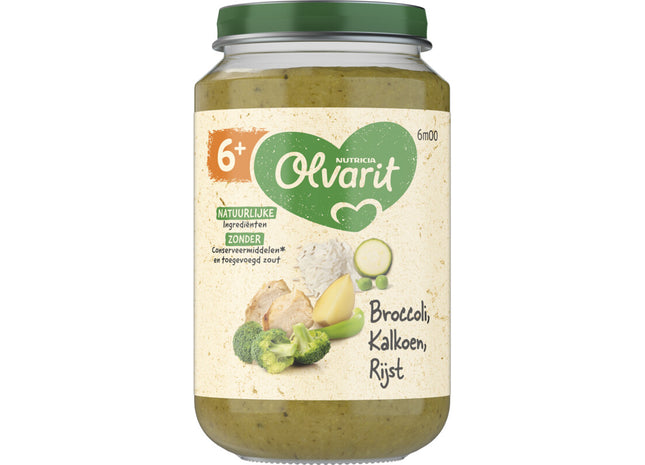 Olvarit Broccoli kalkoen rijst 6m+