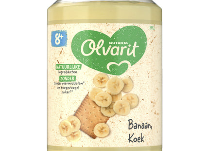 Olvarit 8+ months banana cake
