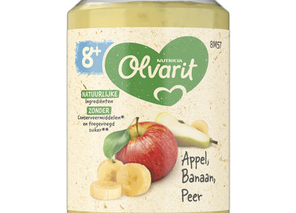 Olvarit 8+ months apple banana pear