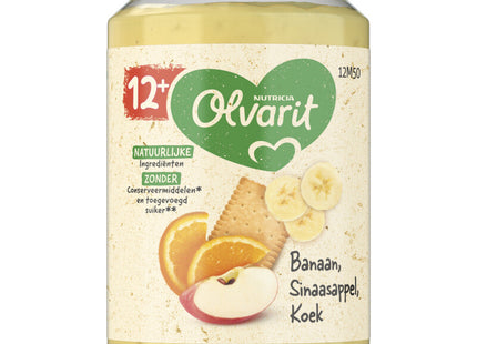 Olvarit 12+ months banana orange cake