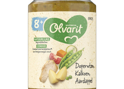 Olvarit 8+ months peas turkey potato