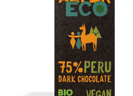 Alter Eco 75% peru dark chocolate vegan