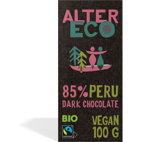 Alter Eco 85% peru dark chocolate vegan