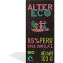 Alter Eco 85% peru dark chocolate vegan