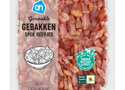 Uitgebakken spekreepjes