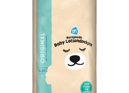 Beregoede baby lotiondoekjes 6-pack