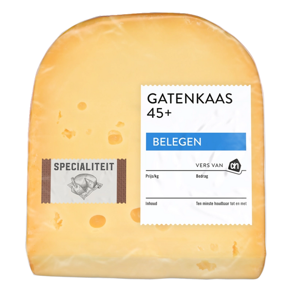 Gatenkaas belegen 45+ stuk