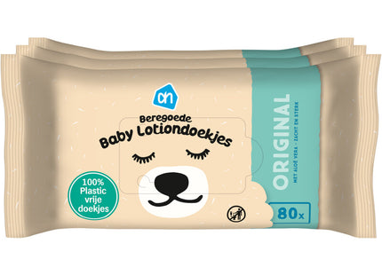 Beregoede baby lotiondoekjes 3-pack