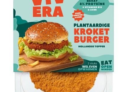 Vivera Vegetable croquette burger