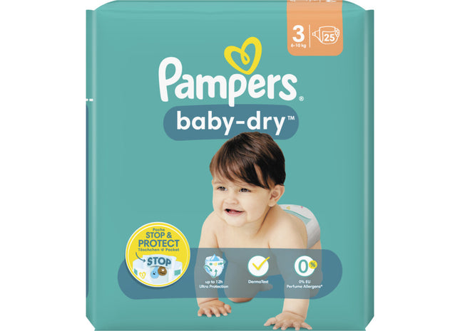 Pampers Baby-dry luiers maat 3