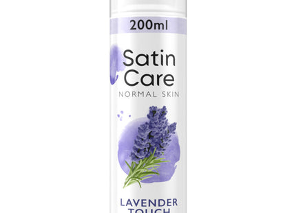Gillette Satin care normal lavender scheergel