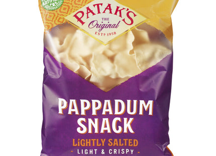 Patak's Pappadum snack lightly salted