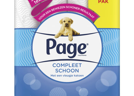 Page Compleet schoon toiletpapier