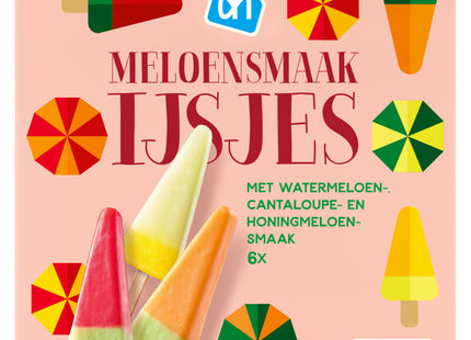 Meloensmaak ijsjes mix