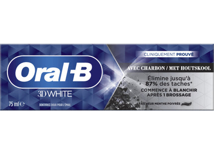 Oral-B 3D White met houtskool tandpasta