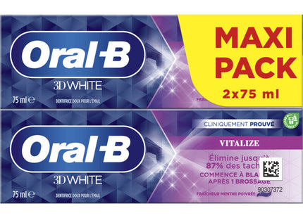 Oral-B 3D White vitalize tandpasta maxi pack