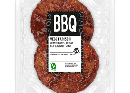 Vegetarian marinated BBQ burger