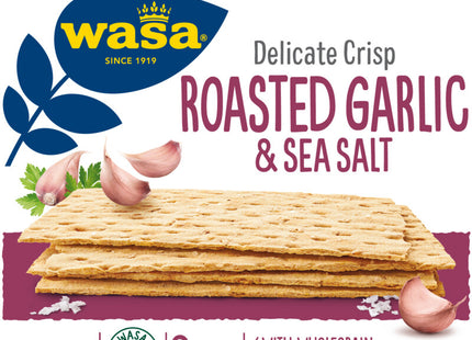 Wasa Zarter, knusprig gerösteter Knoblauch und Meersalz