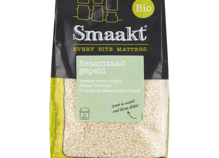 Smaakt Sesamzaad gepeld