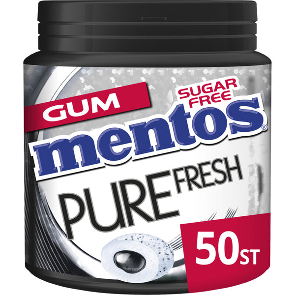 Mentos Kaugummi Reine Frische Schwarze Minze