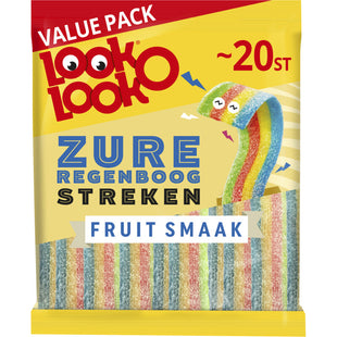 Look-O-Look Zure regenboogstreken fruit smaak value